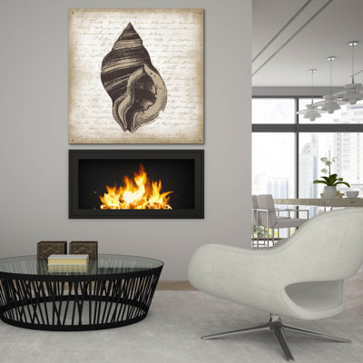 «Shell 2» par Erin Clark, art mural en verre acrylique