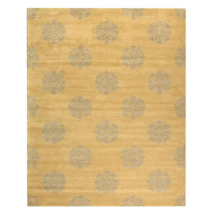 Candelo Hand Tufted Wool Pile Geometric Rug, Rectangle 8'3" x 11'