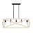 Upper Strode 5 - Light Espresso Kitchen Island Pendant