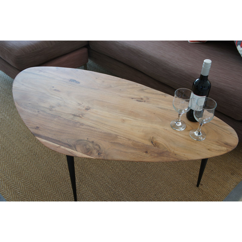 Andrey Solid Wood Three Leg Coffee Table