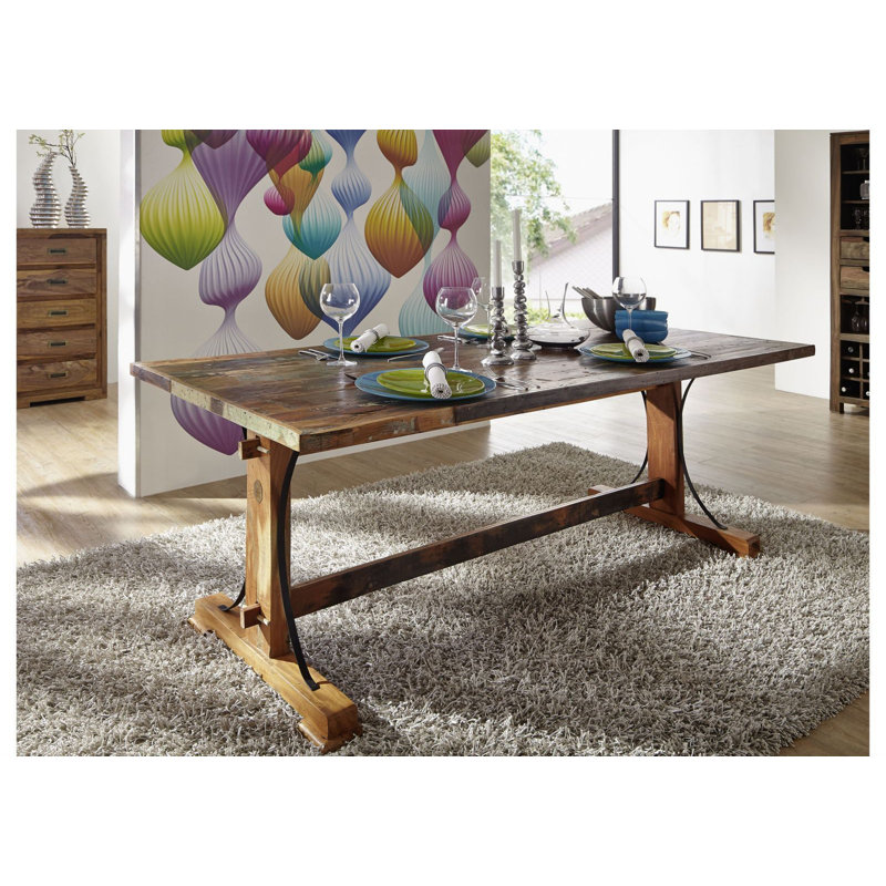 Nature Of Spirit Solid Wood Dining Table, H76 x L140 x W90 cm