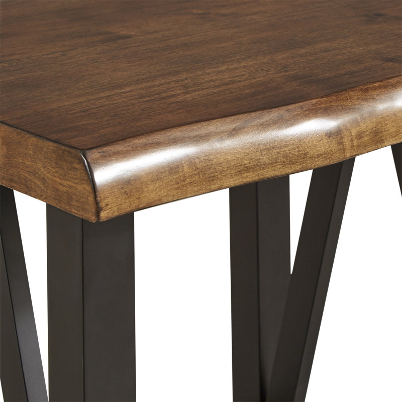 Table de bout à tréteaux avec rangement Northam