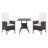 3 Piece Outdoor PE Wicker Conversation Set