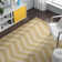 Sanyla Hand Tufted Wool Chevron Rug
