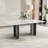 Black And White Faux Marble Dining Table
