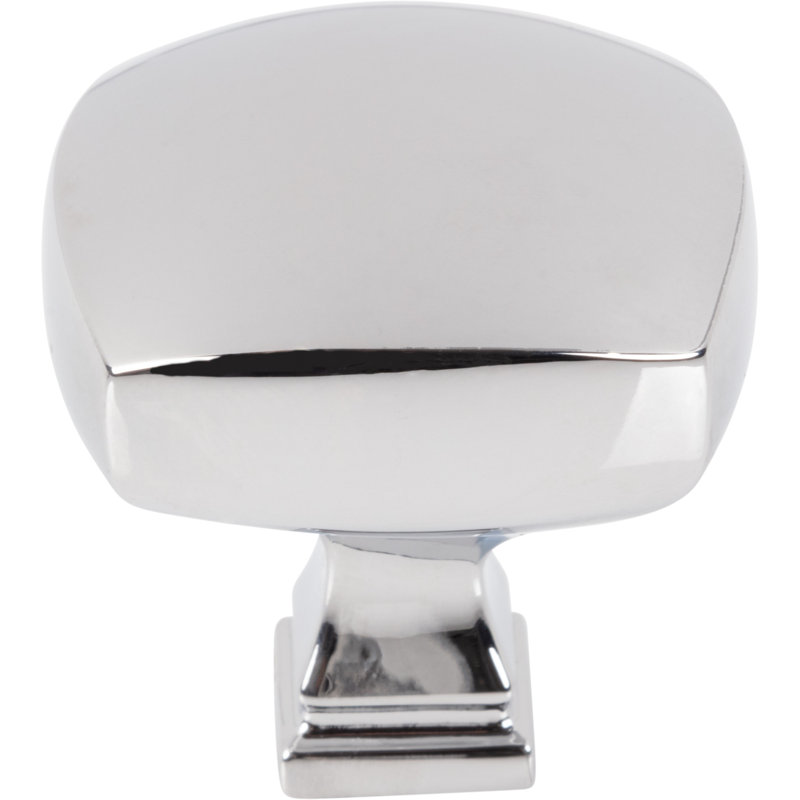 Audrey Square Knob, Polished Chrome