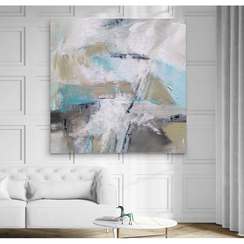 « perpendicular »-reproduction d’art, H 32 po x l 32 po x P 1,5 po, Toile tendue
