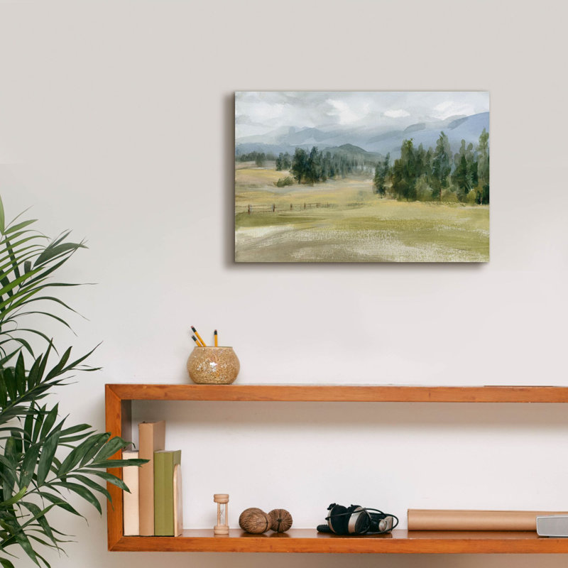 «Valley Retreat» par Danhui Nai, art mural sur toile, H 12 po x l 18 po