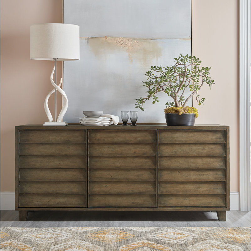 Surfrider 76'' W Solid Wood Buffet, Natural
