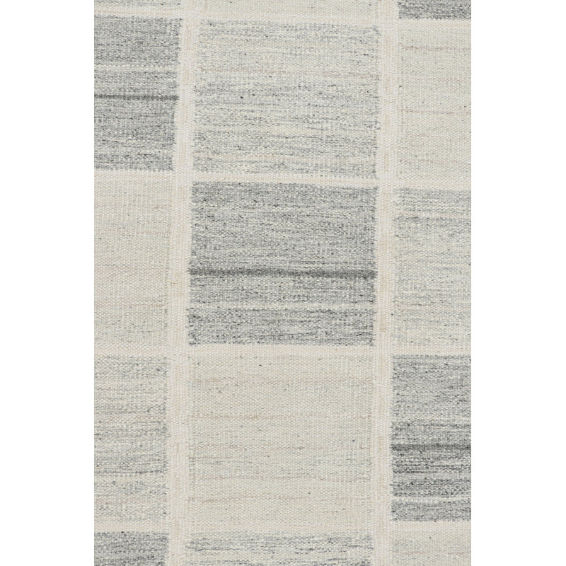 Scandinavian Wool Geometric Area Rug, Rectangle 14' x 20'