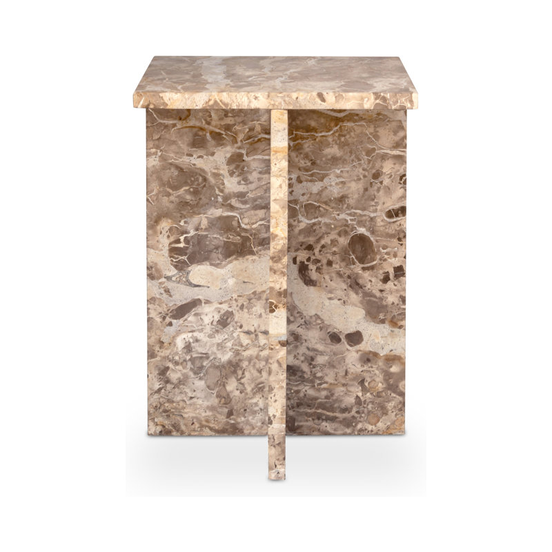 Blair Accent Table Panther Marble, Beige
