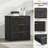 Cesiro 3-Drawer Nightstand with Metal Glides-980755279-983206915
