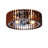 Wavy Cage Ceiling Fan Light Kit with Remote Control