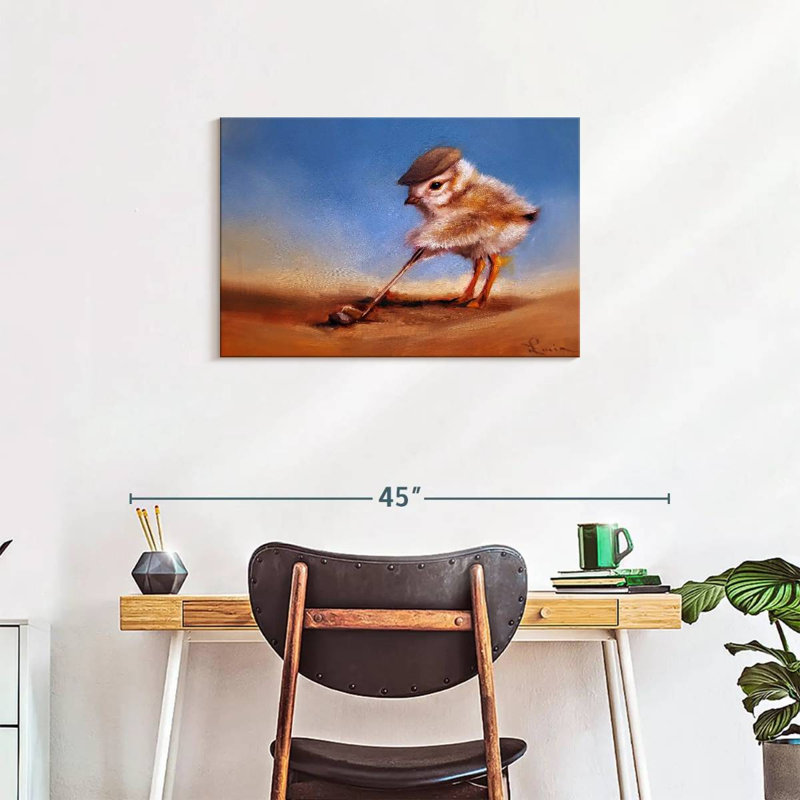 Birdie Shot, 20" H x 30" W