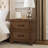 Khari Wooden Nightstand with Drawers Metal Handles