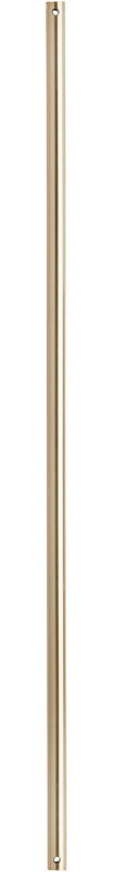 Ceiling Fan Threaded Downrod, Aged Brass, 60" H x 0.75" Wx 0.75" D