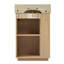 Meuble-lavabo 21,6 po avec lavabo en céramique