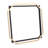Jakey Accent Wall Mirror in Black/Gold