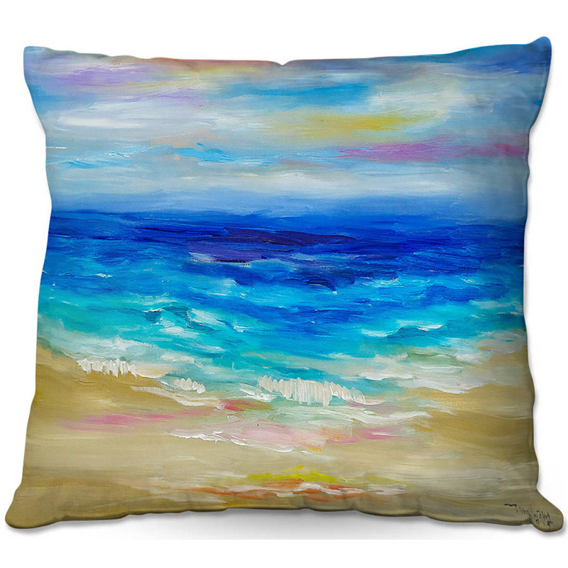 Reversible Throw Pillow, 18" x 18"