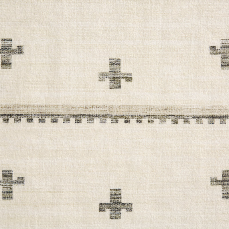 EVERWASH Haven Scandinavian Stripe Machine Washable Rug with AirFlo Technology, Beige/Brown, 6'x9', 6 x 9