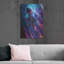 Ivy Bronx «Digital Space Blue and Mauve 1» par Momart, art mural en métal-568779540