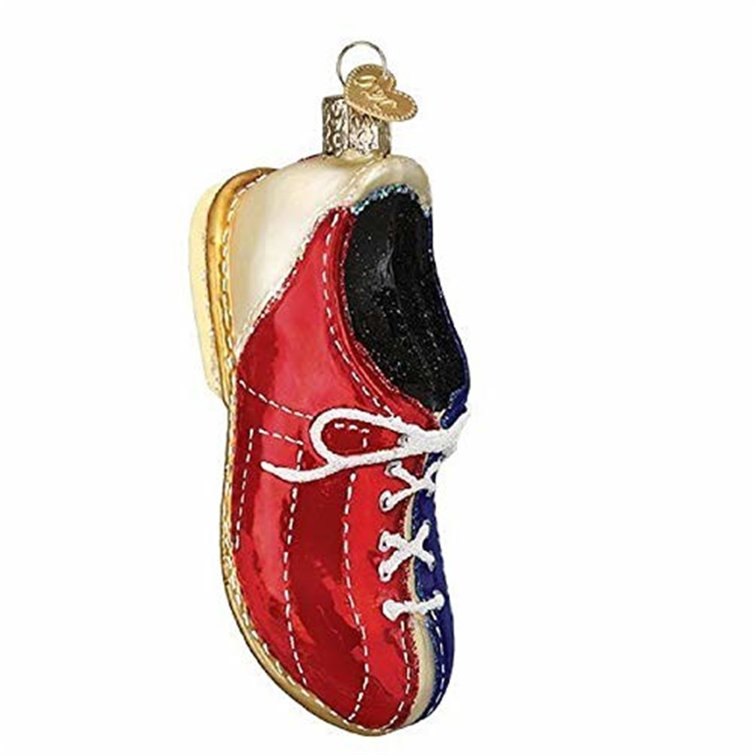 Old World Christmas Bowling Shoe Hanging Figurine Ornament