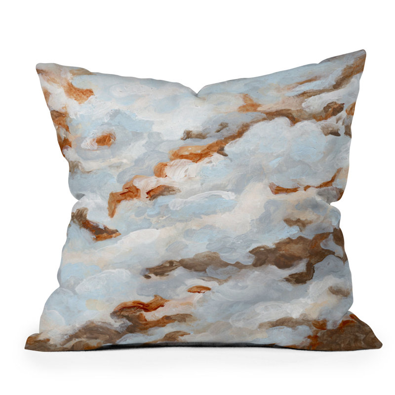 Coussin décoratif intérieur / extérieur en polyester , 16 po x 16 po