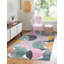 Kenzo Multi Abstract Geometric Modern Rug – Large Living Room Carpet | Bedroom & Hallway Runner | Soft, Stain Resistant, Non-Shedding Floor Mat-304691921