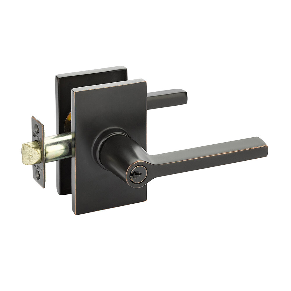 Emtek Helios Keyed (Entry) Door Lever with Rosette & Reviews