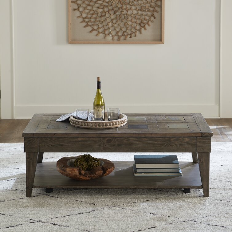 Anvita Lift Top 4 Legs Coffee Table with Storage