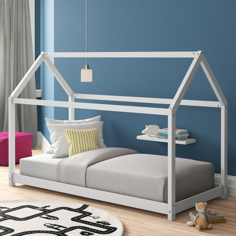 Mosley Single (3') Platform House Beds, Single (3'), Sprung, White