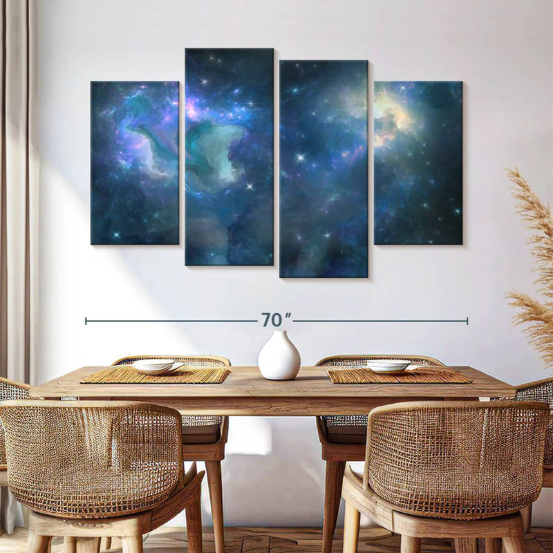 Oberle Space Nebula, 42" H x 68" W