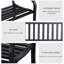 Banc de jardin extérieur, banc de patio