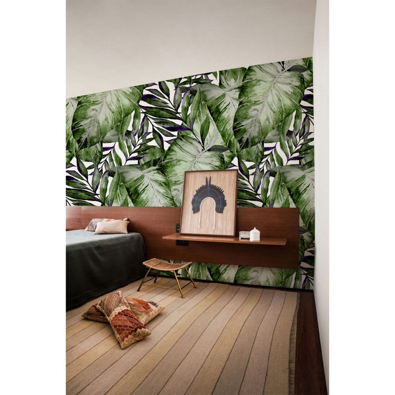 Roll Mural Kitchen Livingroom Bedroom - Monstera Leaf S, 208 x 146cm