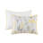 5 Piece Seersucker Comforter Set With Throw Pillows, Yellow Cal King, Modern Cottage Farmhouse Style-119071273