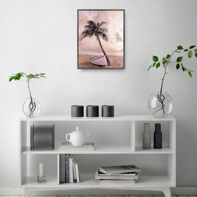 Beached Blush by Studio Arts Canvas Art Print