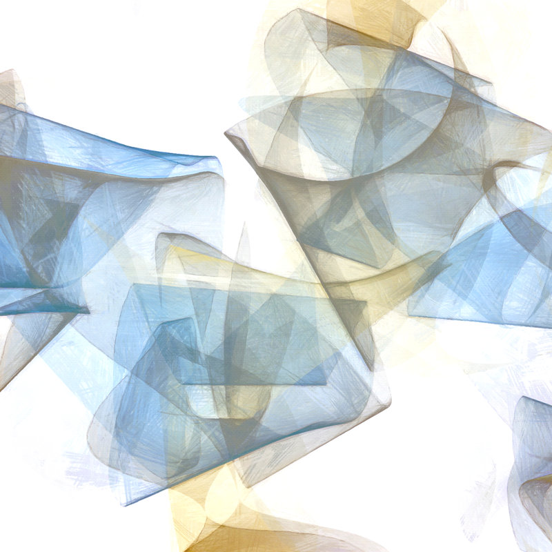 Soft Conjunction IV by Alonzo Saunders - Wrapped Canvas Print, 30cm H x 30cm W x 3.8cm D