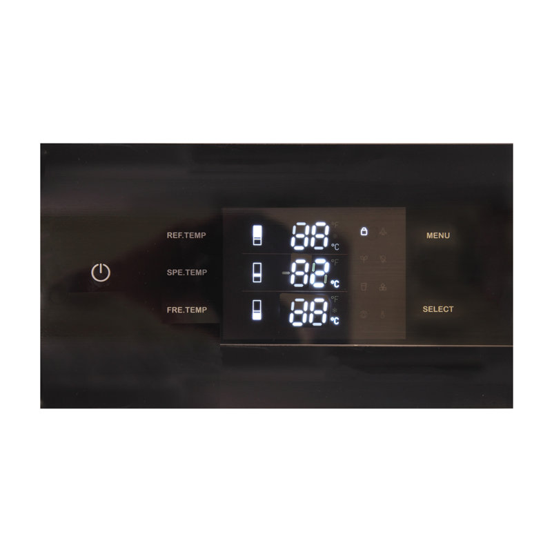 36 in. width 19.8 cu ft. Built-In Bottom Freezer Refrigerator in Custom Panel Ready, Counter Depth
