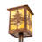 Rustic Lodge Pier Mount Light