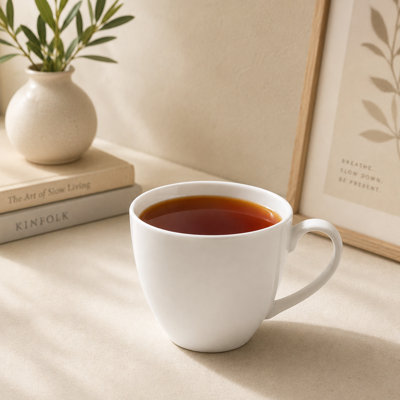 Tasse italienne empilable en porcelaine de qualité supérieure PRime Ivory