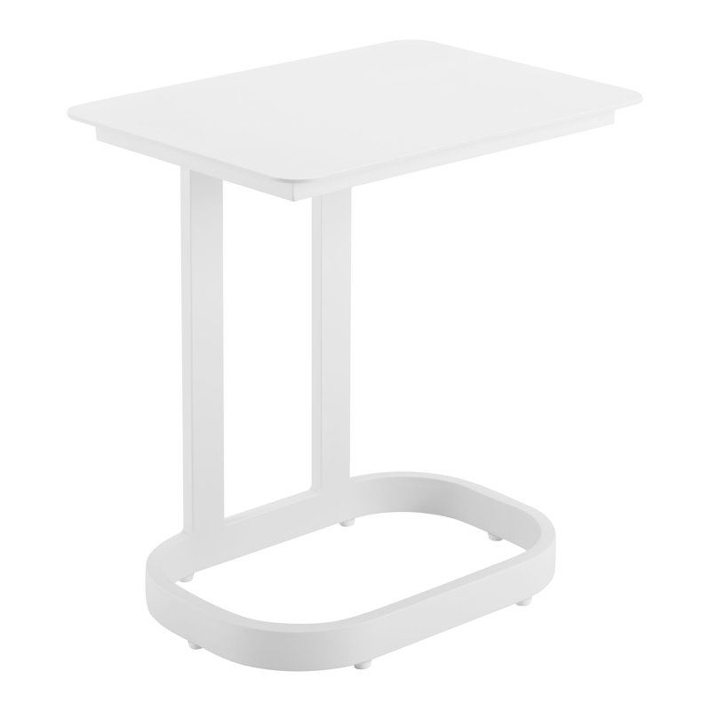 Friss End Table Black, White