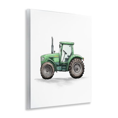 "Tracteurs en état de marche", art par Christine Simpson