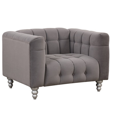 Ferrigno 42'' Wide Tufted Armchair -  Alcott HillÂ®, 44F59C24DB45404E80E75BE3D68D02AA