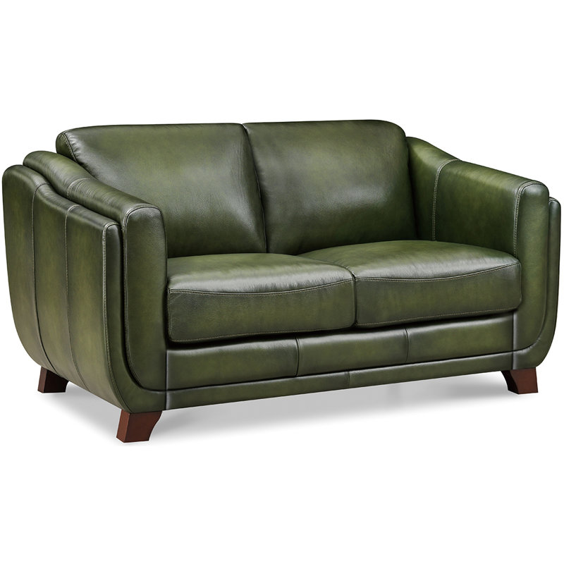 Causeuse en cuir fleur Cactier