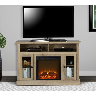 Tucci TV Stand for TVs up to 50"" with Electric Fireplace Included -  Darby Home Co, BB83DA5B9B7149CBA76C56F42C04CF67