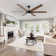 Chamlee 70'' 6-Blade DC Ceiling Fan with 3CCT Dimmable LED Lights and Remote Control
