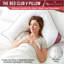 Luxury V Shape Pillow with Microfibre Filling, Breathable Hypoallergenic Cushion for Head, Neck & Back Support