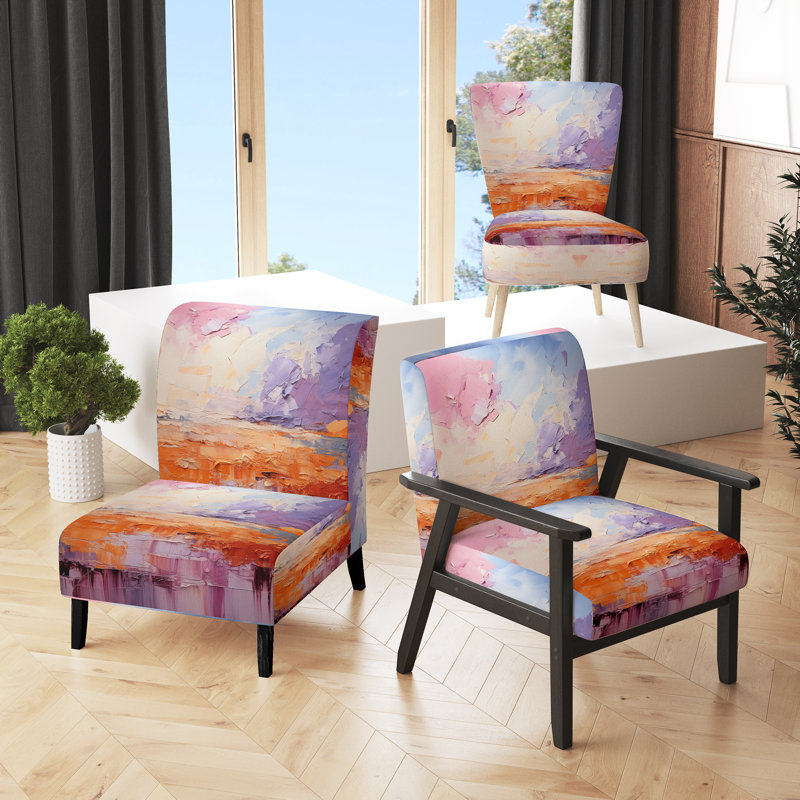 Fauteuil de chambre contemporain rembourré Blush Horizon II
