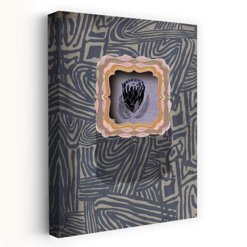 Art contemporain contemporain abstrait fantaisiste, H 18 po x l 12 po