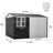 Large Tool Storage Shed with Window-101183306